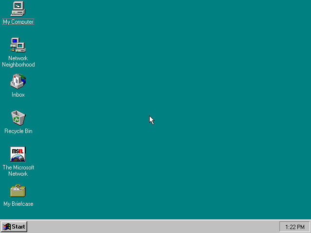 Windows 95 Interface