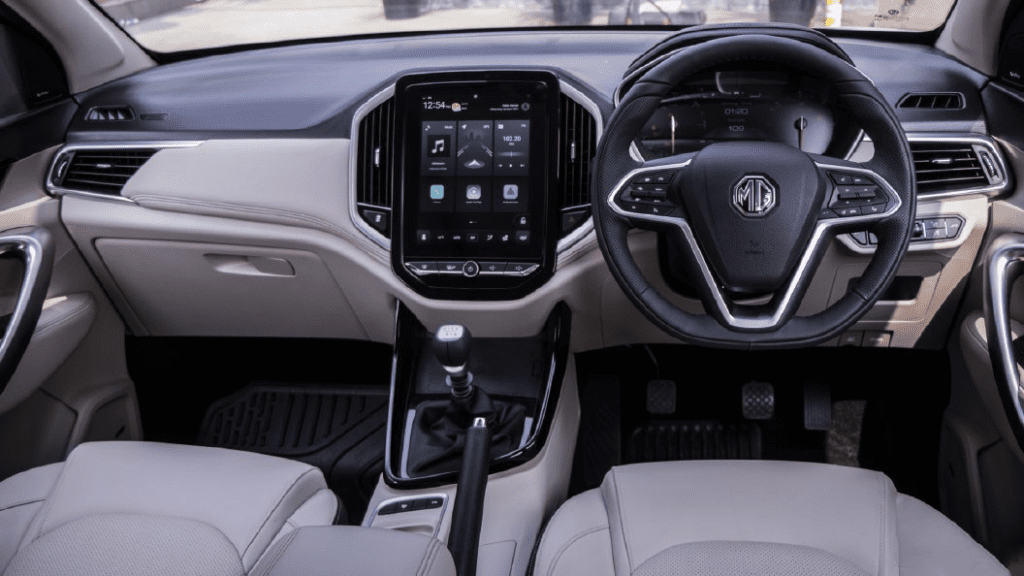 MG Hector interior dashboard