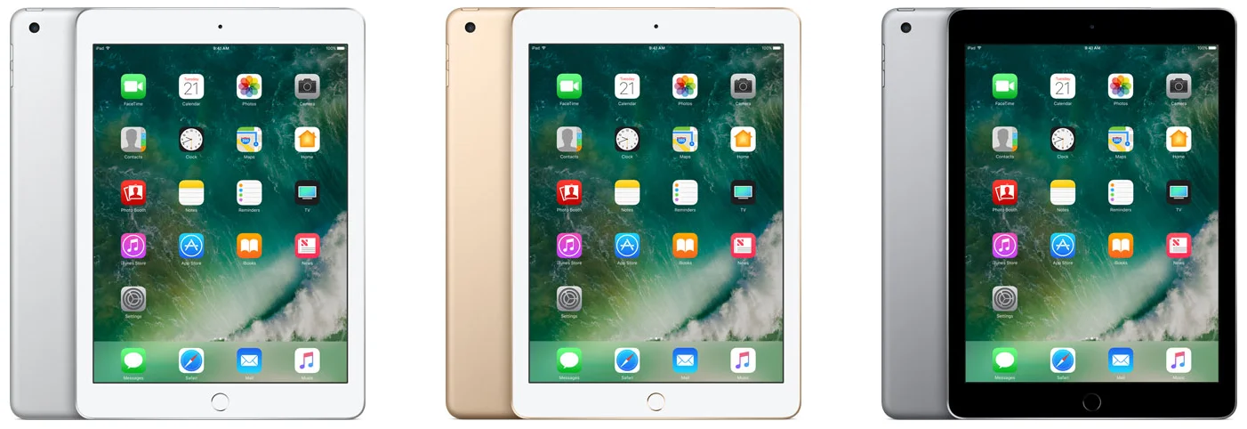 iPad 5th Generation all colour