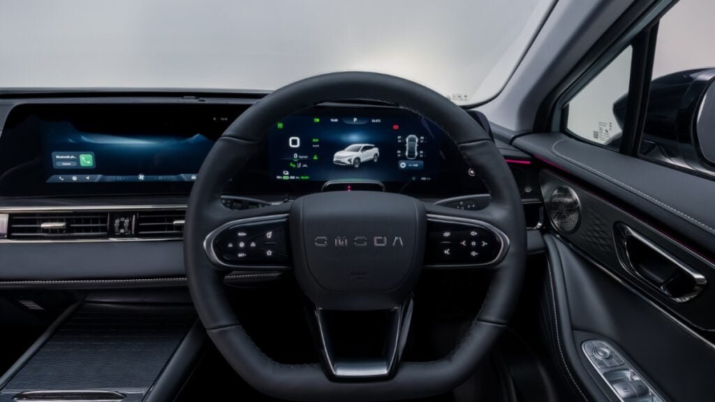 Interior of Omoda 5 EV