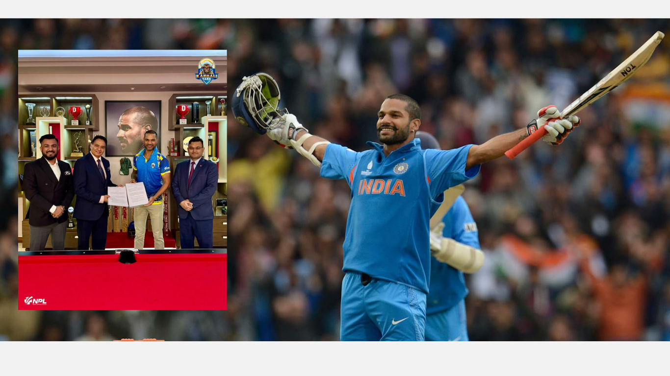 Shikhar Dhawan joins Karnali Yaks for the inaugural Nepal Premier League 2024
